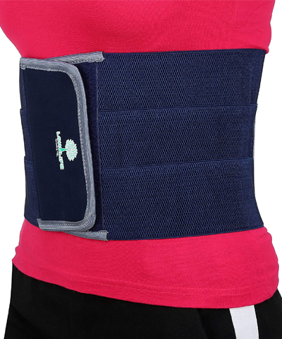 Longlife abdominal belt after delivery for tummy reduction (Abdominal Belt Large)(34-38) Inch