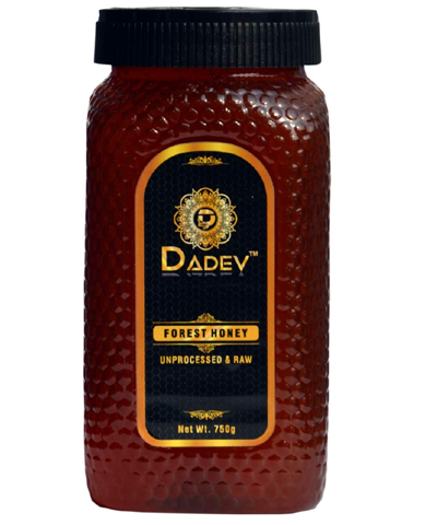 DADEV Unprocessed Raw Honey-750gm 100% Pure Raw Honey Unprocessed and Organic Honey