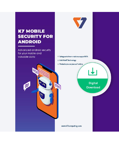 K7 Mobile Security - Android 1 User 1 Year (Email Delivery - No CD)