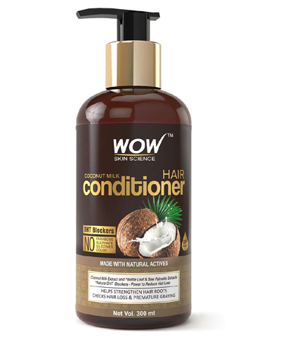 WOW Skin Science Coconut Milk Conditioner - No Parabens, Minerals Silicones & Color