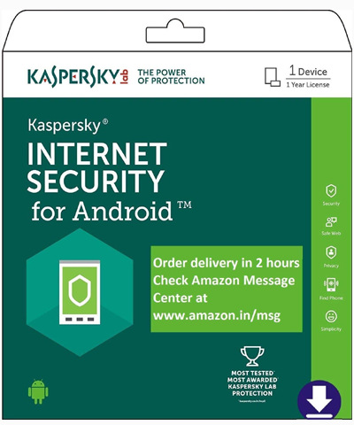 Kaspersky Internet Security for Android Latest Version- 1 Device, 1 Year