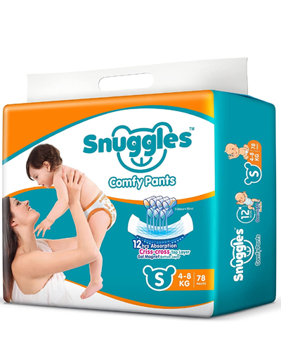 Snuggles Standard Small Size Diaper Pants (78 Count)