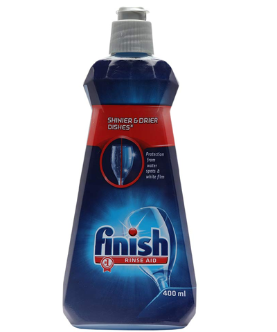 Finish Dishwasher Rinse Aid, Shine & Dry - 400 ml